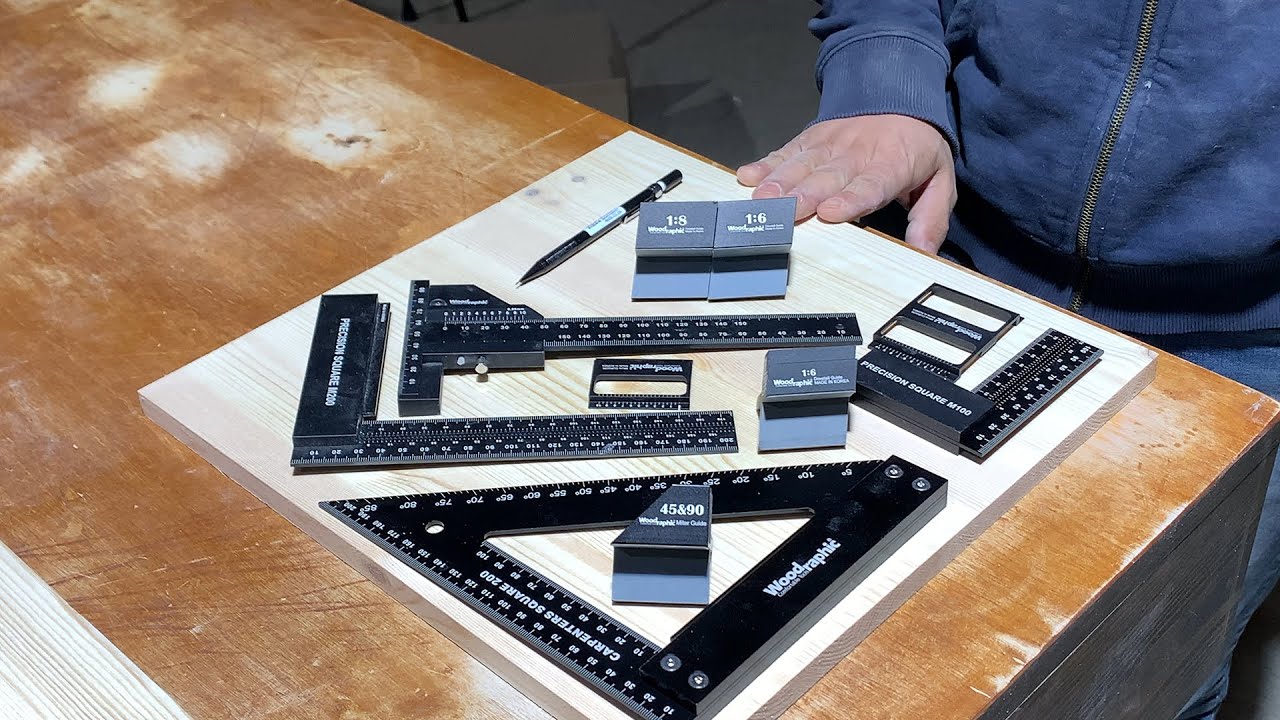 [Unboxing] Woodraphic Marking Tools For Woodworkers / 우드래픽 마킹 공구 사용법(언박싱)