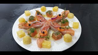 מתכון לסלמון כבוש.Pickled salmon recipe