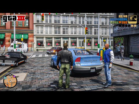 GTA III Remake - Unreal Engine 5 Gameplay Concept made with GTA 5 PC Mods