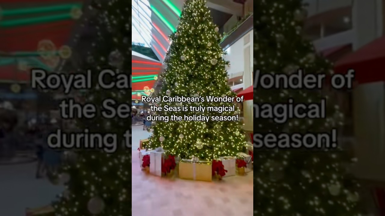 Wonder of the Seas at Christmas Is Pure Holiday Magic!