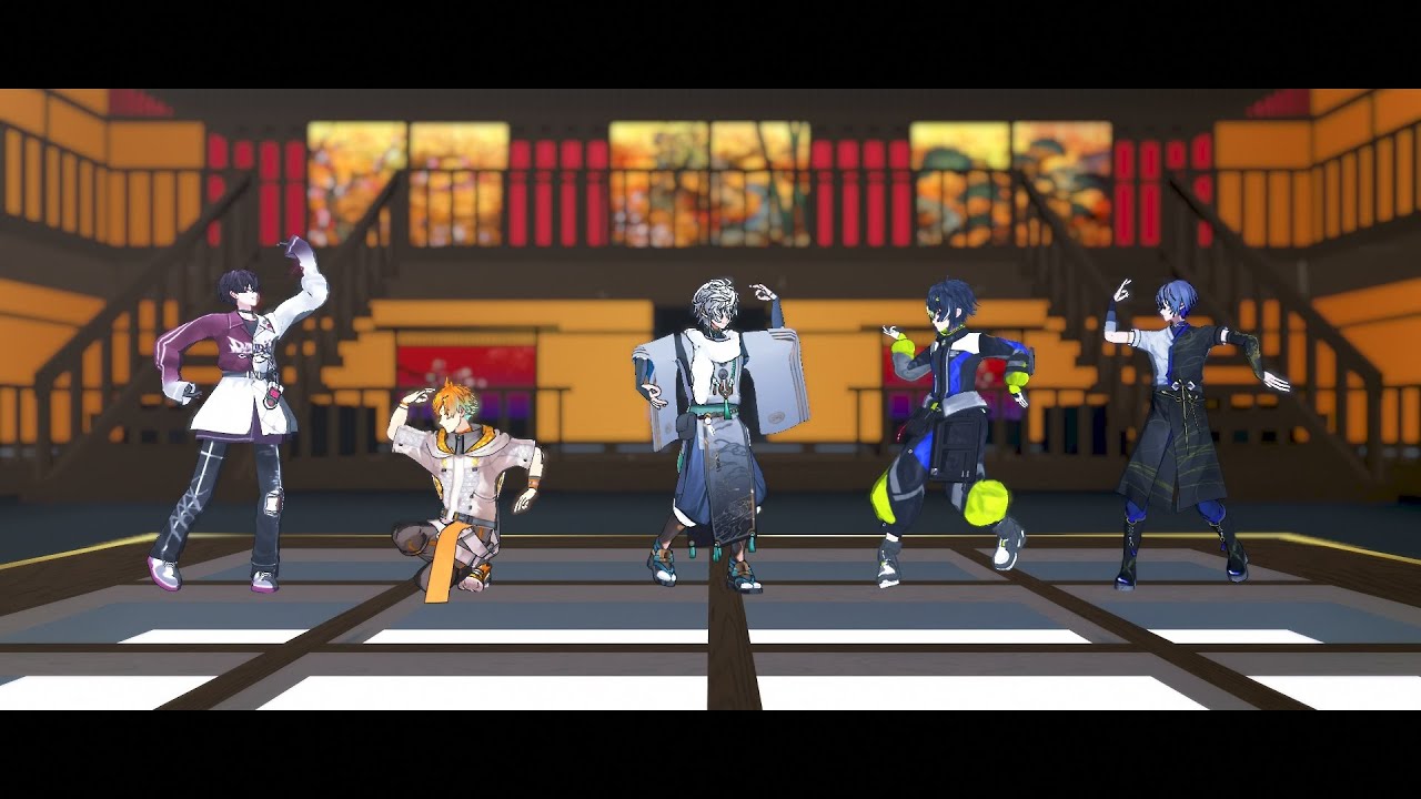 【にじさんじMMD】バケモノダンスフロア【佐伯イッテツ/宇佐美リト/叢雲カゲツ/伊波ライ/小柳ロウ】