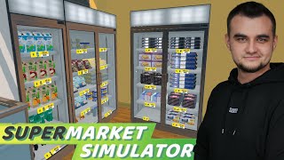 Supermarket Simulator #15 Kolejna lodówka i kolejne produkty! ❤MST