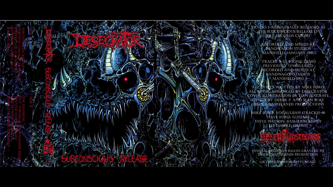Desecrator Subconscious Release Reissue Announcement YouTube