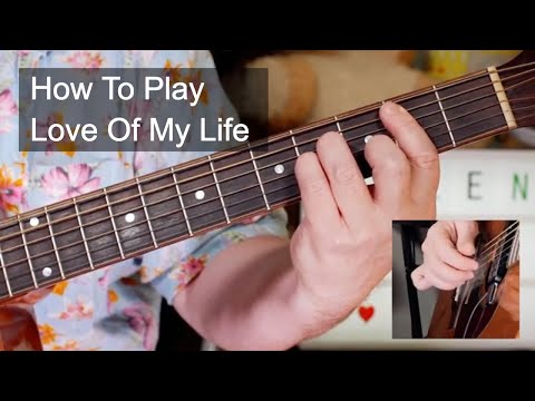 'Love Of My Life' Queen Acoustic Guitar Lesson