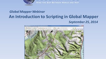 An Introduction to Scripting in Global Mapper