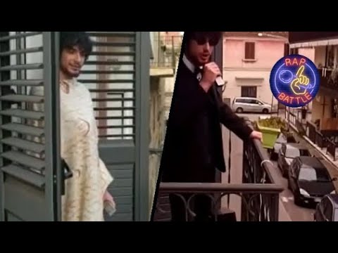 Canta ACHILLE LAURO e MORGAN dal BALCONE | Michele Alessandrino