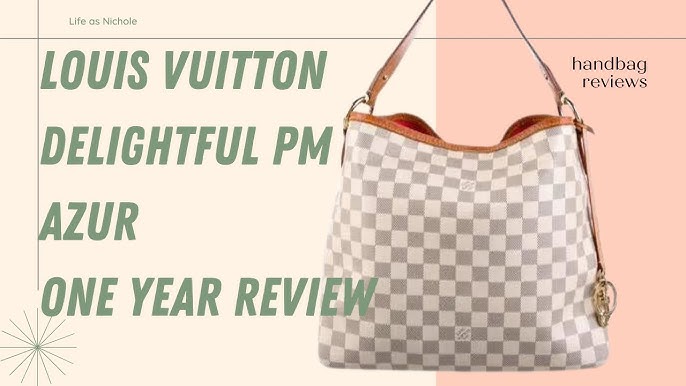 Louis Vuitton IÉNA MM Damier Azur Canvas Review 