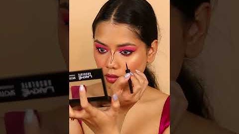 Inner corner eyeliner hack 😍❤️ #eyeliner #eyelinerhack #shorts