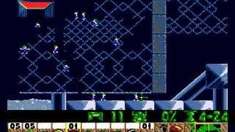 Lemmings - Tricky Level 12 Solution - Go out for a walk?