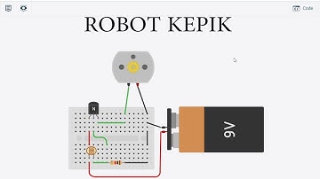 Simulasi Rangkaian Robot Kepik Menggunakan LDR
