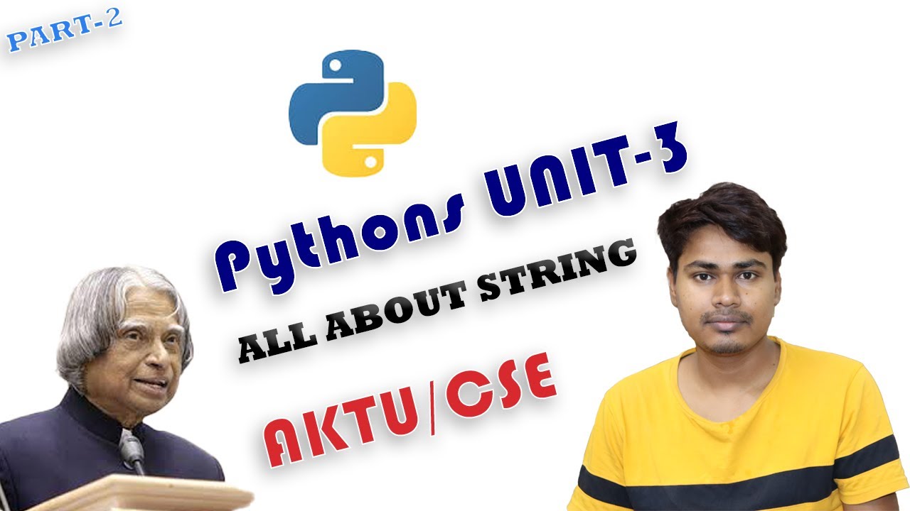 PYTHON PROGRAMMING AKTU UNIT 3 CSE 4TH SEMESTER | Python Programming ...