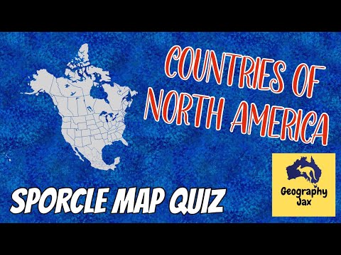 GeographyJax - COUNTRIES OF NORTH AMERICA - Map Quiz! How Will I Go!? (JAX TALKS)