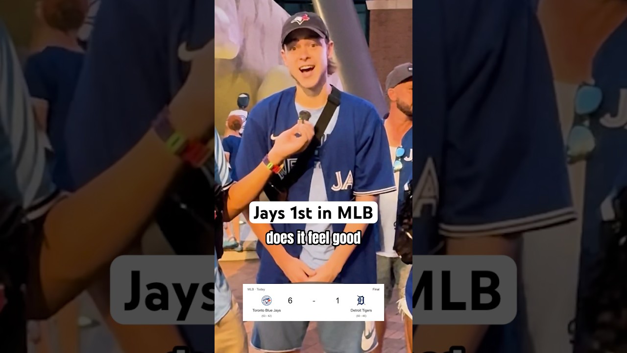 ANOTHER DAY, ANOTHER JAYS WIN! We sit 1st in all of MLB and there’s a reason for it🥱#bluejays #jays