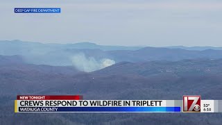 Crews fighting 2nd growing wildfire in NC mountains