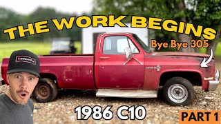 Will This 1986 Chevy C10 Live Again?   PART 1