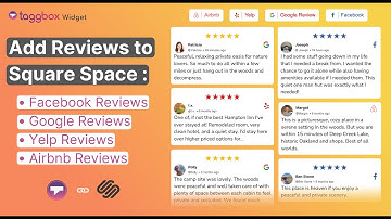 How to Add Reviews to Squarespace Website (2023) | Taggbox