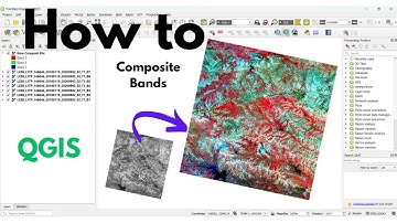 How to Make Composite Bands using QGIS || Raster Layer Stacking in QGIS | Build Virtual Raster