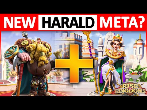 Harald NEW Meta? - Combo: Harald+Theodora, SECRET Synergy - BattleArena Rise of Kingdoms ROK Fleisch