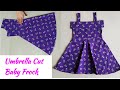 Umbrella Cut Baby Frock Cutting and Stitching|Off Shoulder Frock Cutting and Stitching|Baby Frock