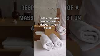 MASSAGE Therapist Onboard