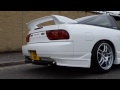 JDM Kyodai White 180SX Type X SR20-DET Exhaust Sound