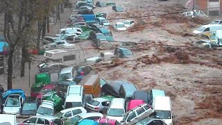Devastating flood reigns in Tetouan. Flash flood in Morocco 2021 / فيضانات في تطوان بالمغرب