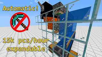 Automatic Cobblestone Generator/Farm for Minecraft 1.12+  [Quark mod]