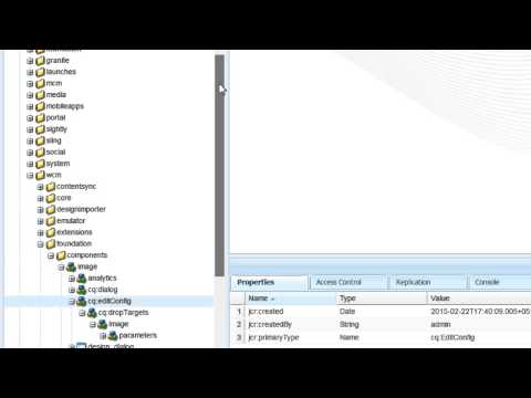 AEM Edit Config Nodes