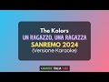 The Kolors - Un Ragazzo Una Ragazza - SANREMO 2024 (Versione Karaoke)