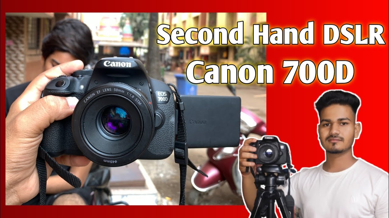 Second Hand DSLR Camera Canon 700D Under 30000 to 40000 AVI vlogs