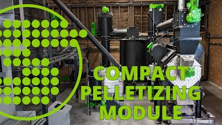 Compact Pelletizing Unit For Wood Pellets - Small Production In France