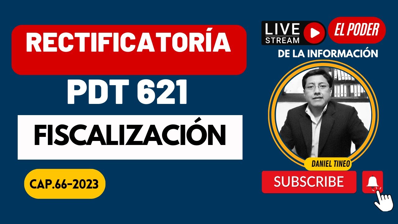 @Es recomendable rectificar el PDT antes del cierre del requerimiento ...