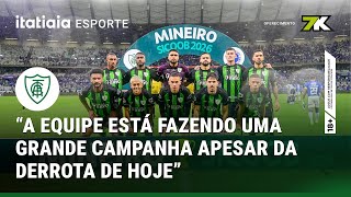 JOGADORES DO AMÉRICA LAMENTAM DERROTA PARA O CRUZEIRO MAS PREGAM TRANQUILIDADE