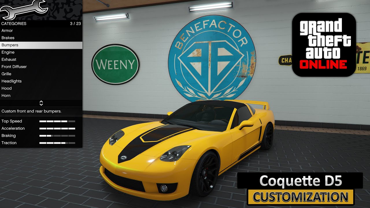 Invetero Coquette D5 - Customization and Review / New Car in GTA Online / Review in [4K]