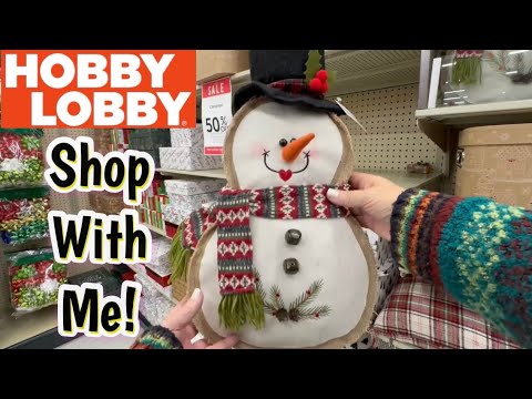 🎄ASMR Hobby Lobby Christmas Walkthrough 🛍️ Holiday Decor | Soft Whispered Voiceover