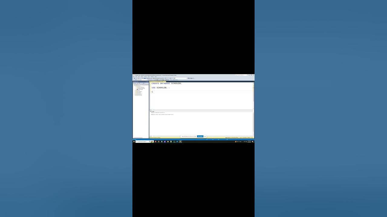 CREATE DATABASE, INSERT UPDATE AND DELETE IN SQL SERVER TABLE - YouTube image.