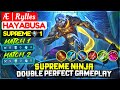 Supreme 1 Ninja Double Perfect Gameplay [ Former Top 1 Global Hayabusa ] Æ | Rylles - Mobile Legends