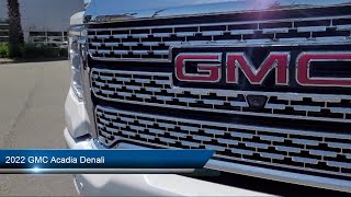 2022 GMC Acadia Denali Richmond  Pinole  Berkeley  Concord  Vallejo
