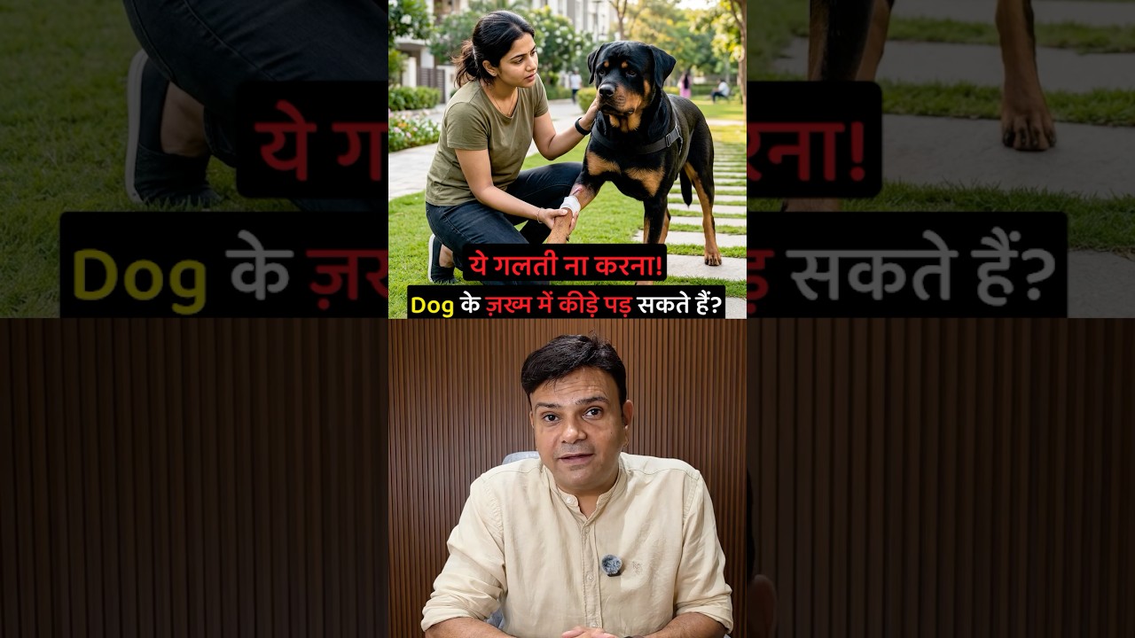 ये गलती ना करना❗️ Dog के ज़ख्म में कीड़े पड़ सकते हैं❓