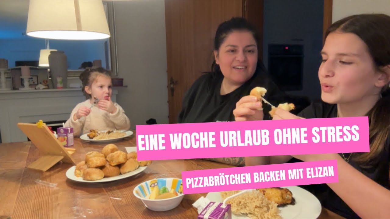 So verbringe ich meine Woche | Urlaub von der Arbeit | Pizzabrötchen backen | Vlog