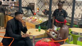 Witch doctor Food Prank!See his reactions!!😂