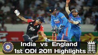India vs England 1st ODI 2011 at  Hyderabad