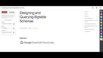 Designing and Querying Bigtable Schemas || #Learn_to_earn || #qwiklabs || #GSP1053