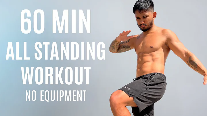 60 MIN ALL STANDING HIIT Workout – NO JUMPING, Fat Burning Cardio | Low Impact, High Sweat