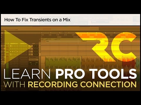 YouTube thumbnail for How To Fix Transients on a Mix (Pro Tools Tutorial)