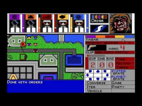 MegaTraveller I: The Zhodani Conspiracy (MS-DOS) Intro und Gameplay