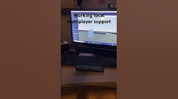 Working local multiplayer support for my element bringing game in Godot #godot#gamedev#earthbending