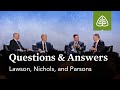 Questions & Answers with Lawson, Nichols, and Parsons