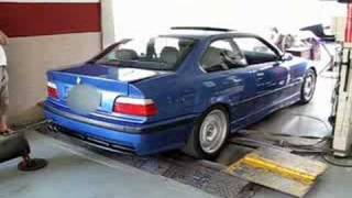 BMW M3 e36 3.2 on the Dyno