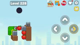 Snake puzzle game play video level 228